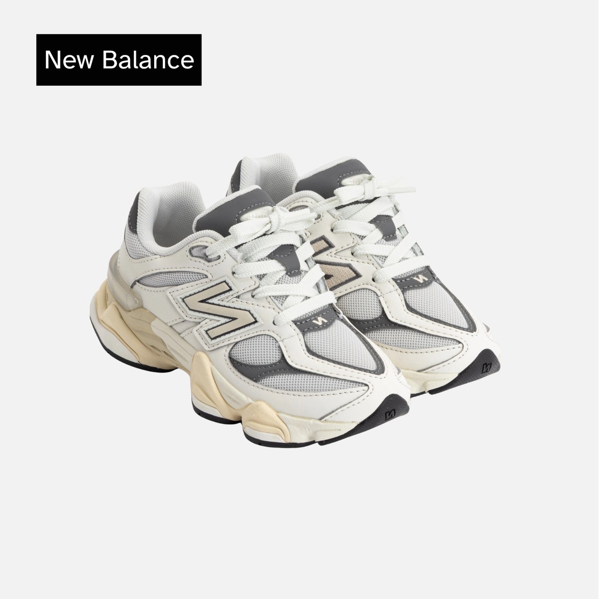 New Balance 9060 Little Kids' Shoes White/Grey