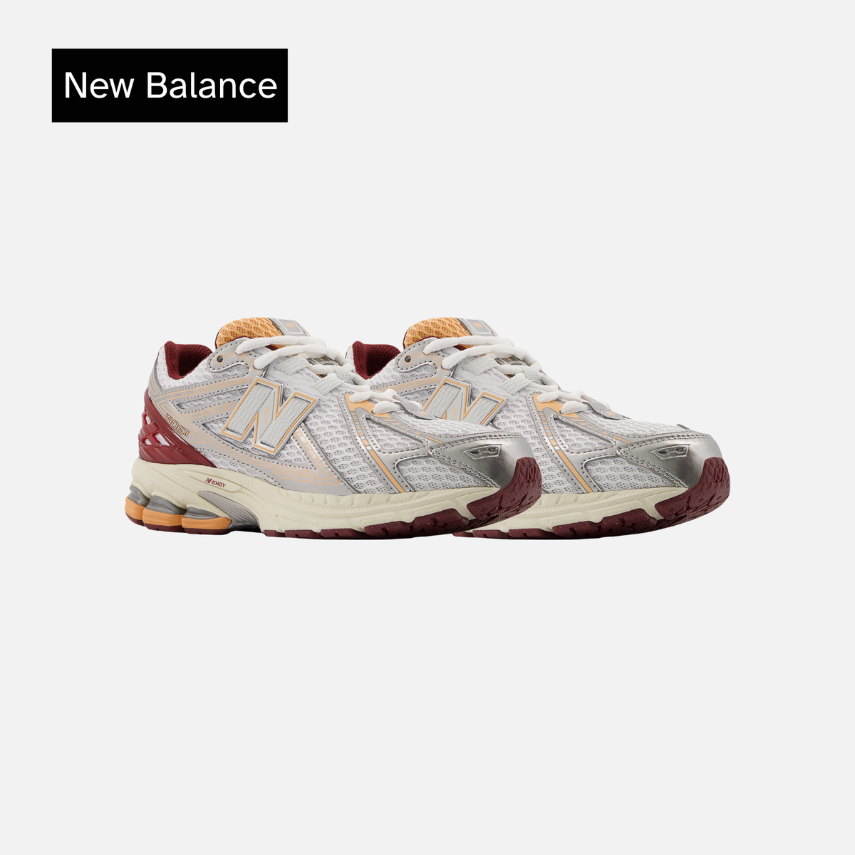 New Balance 1906 GS Silver Metalic Monarch Burgundy (GS)