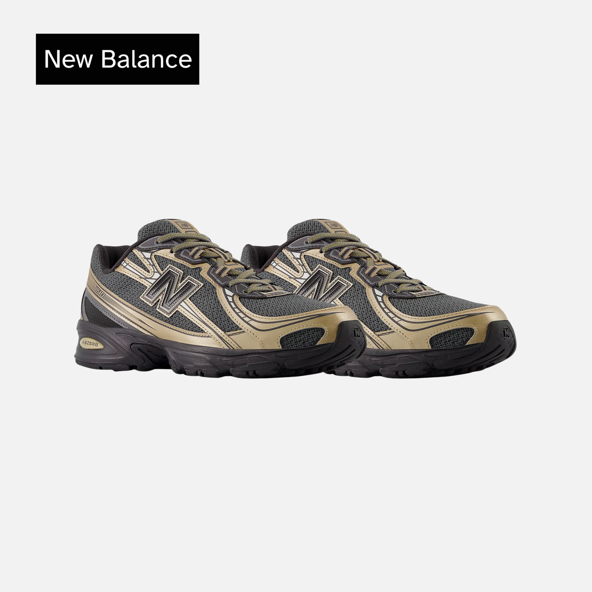 New Balance 740v2 'Black Castlerock Gold'