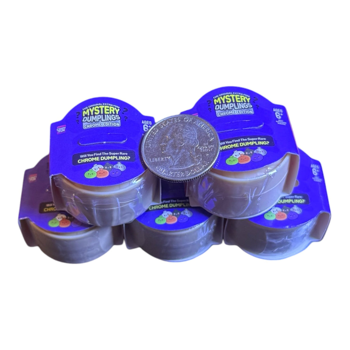 Extra Mini Mystery Dumplings – Chrome Edition (Set of 5)