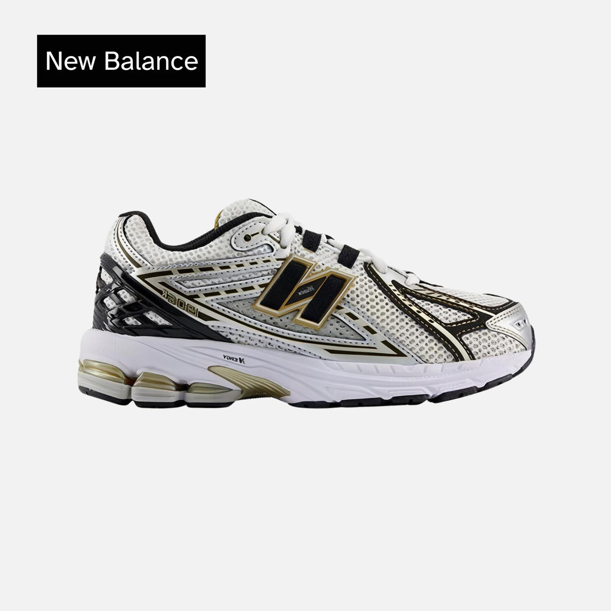 New Balance 1906R Big Kid Wide 'Metallic Silver Metallic Gold'