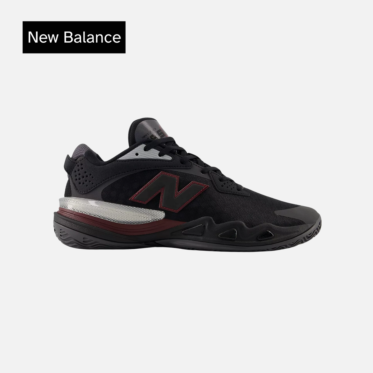 New Balance Hesi Low v2 'Black Crimson'