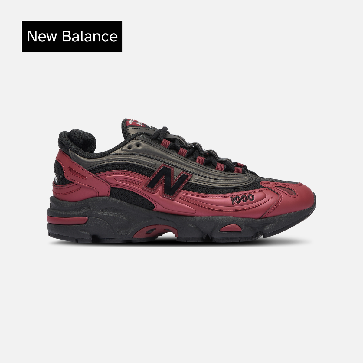 New Balance 1000 Black Burgundy