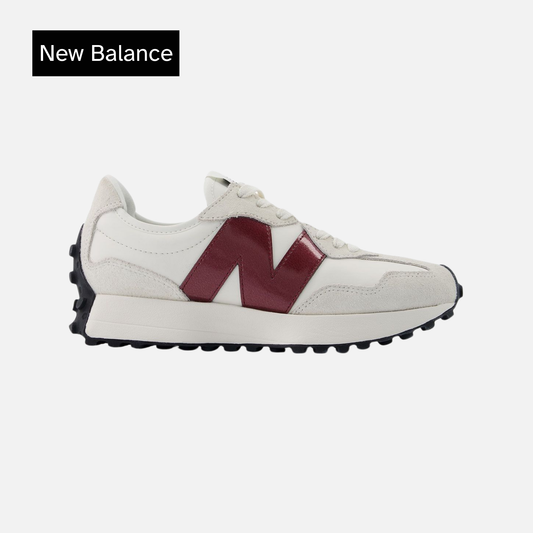 New Balance Wmns 327 'White Dark Red'