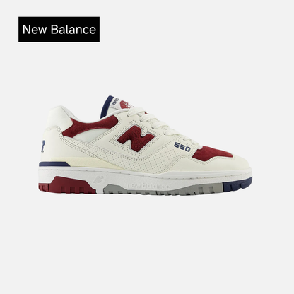 New Balance 550 'Suede Toe Pack - Burgundy Navy'
