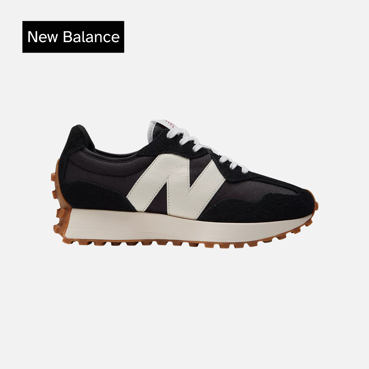 New Balance Wmns 327 'Black White Gum'
