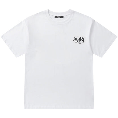 AMRI Crystal Embellished Champagne Logo T-Shirts