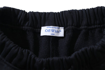 OFF-WHITE Brush Arrows Raw-Cut Shorts