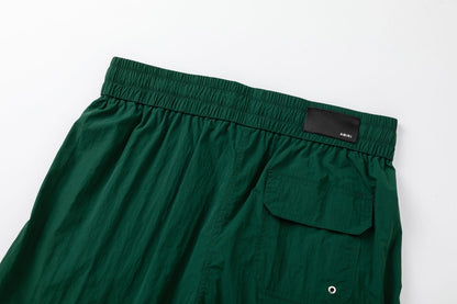 AMRI Straight-Leg Mid-Length Logo-Print Swim Shorts