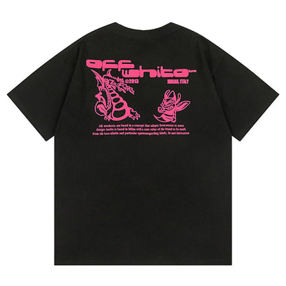 OFF WHITE cartoon print T-Shirt