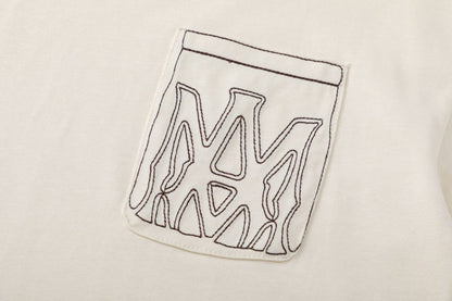 AMRI MA Outline pocket T-Shirts