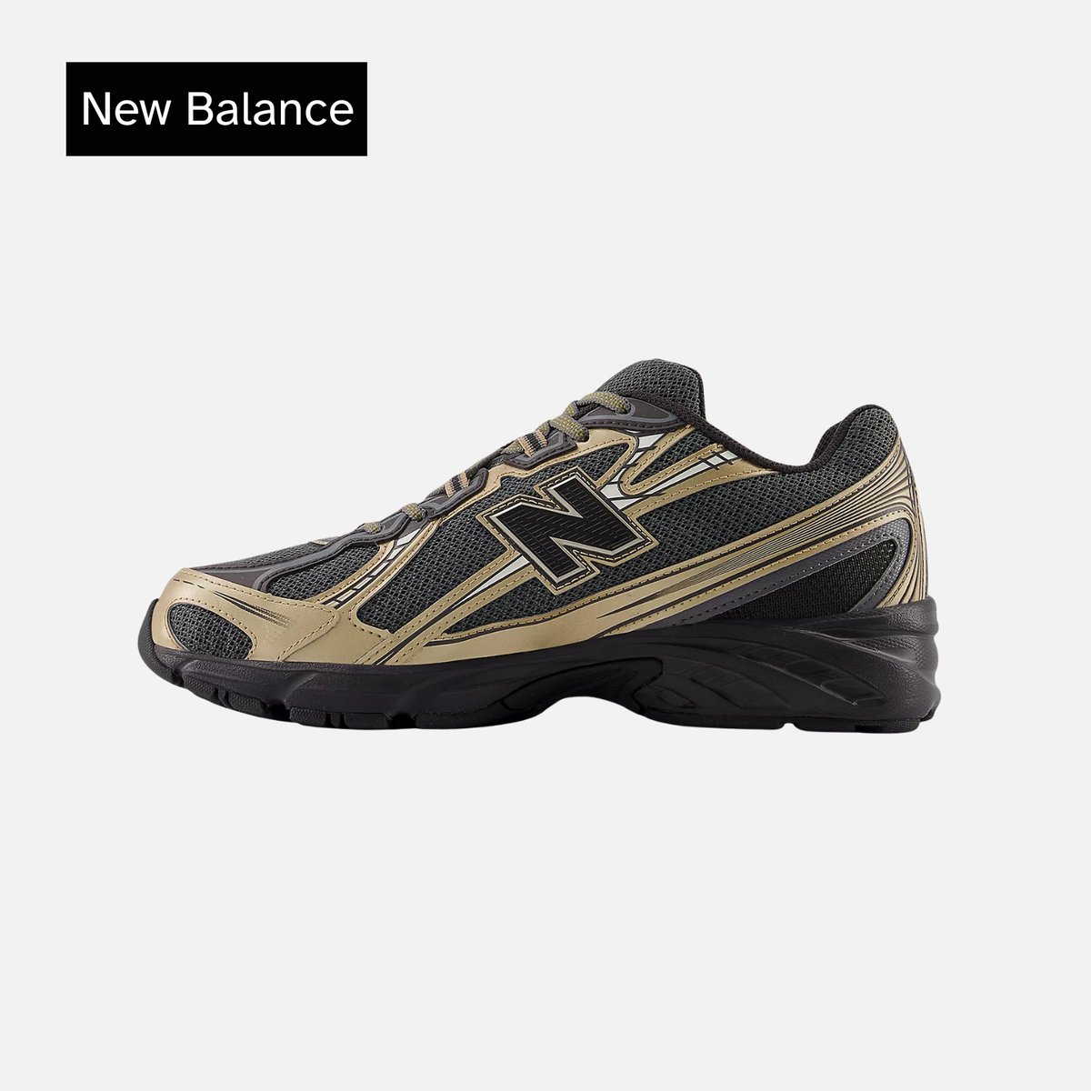 New Balance 740v2 'Black Castlerock Gold'