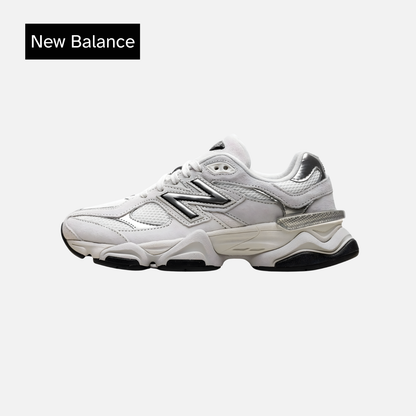 New Balance 9060 'White Black Metallic Silver'