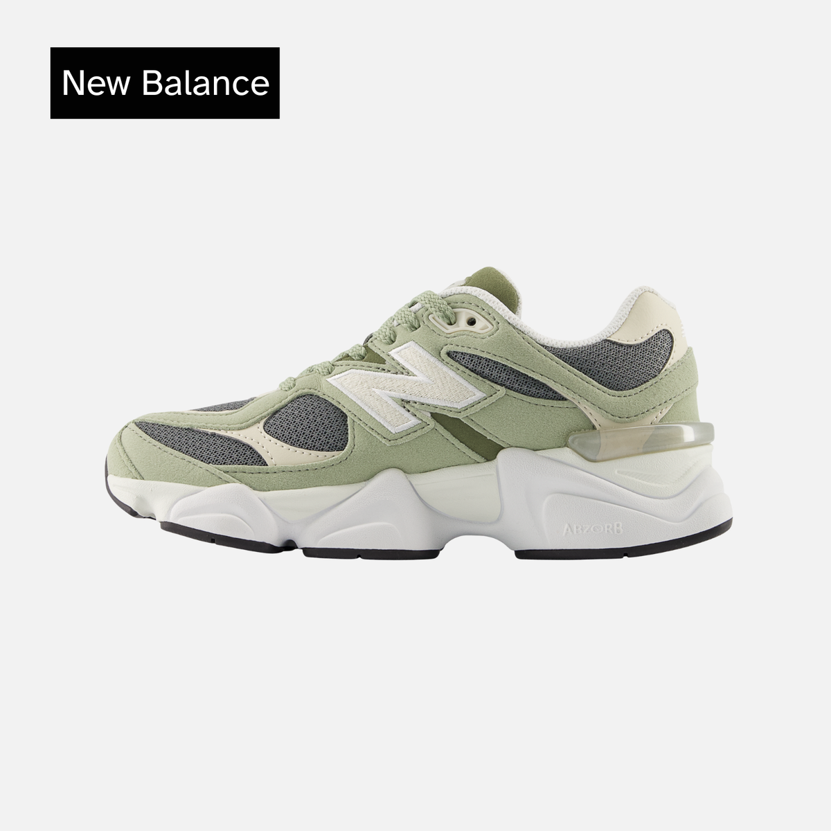 New Balance 9060 Big Kid 'Garter Snake White'