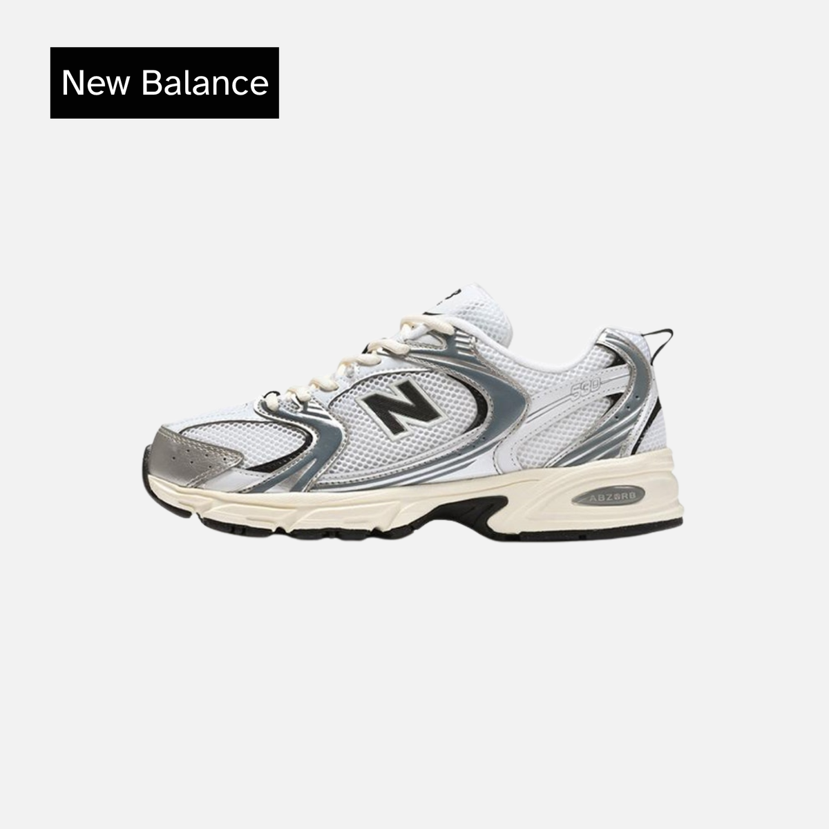 New Balance 530 'Silver Metallic Black Cement'