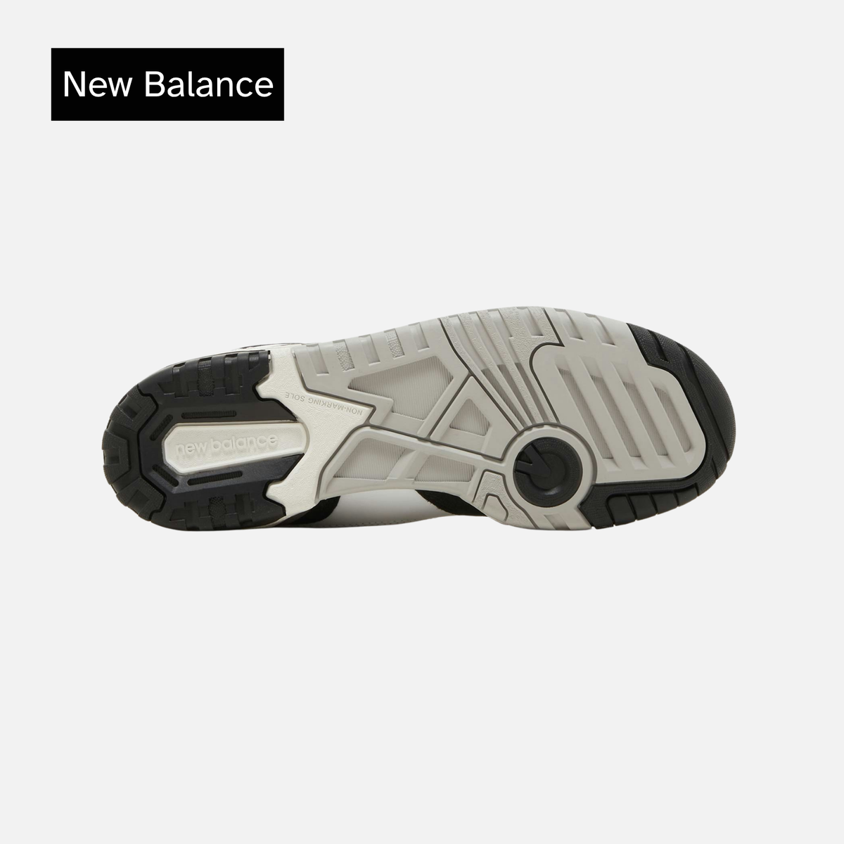 New Balance 550 Big Kid 'White Black Rain Cloud'