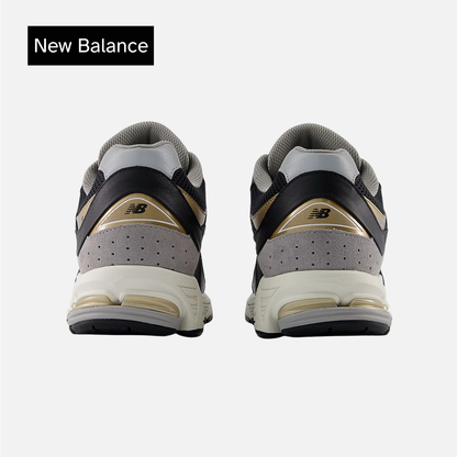 New Balance 2002R Hook & Loop Little Kid Wide 'Black Sea Salt Gold'