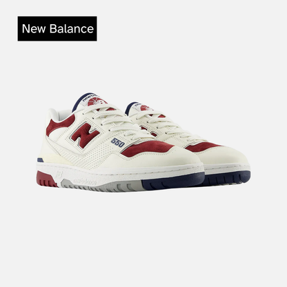 New Balance 550 'Suede Toe Pack - Burgundy Navy'