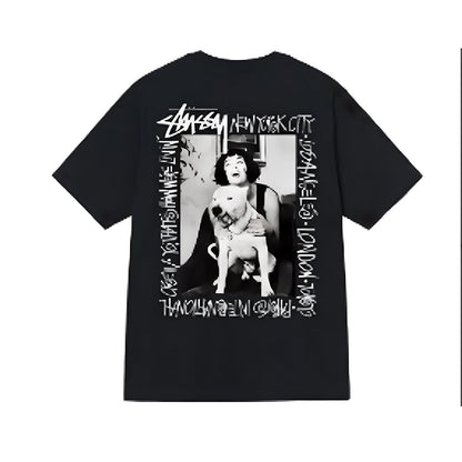 Stussy T Shirts Casual Versatile Loose T Shirts Couple