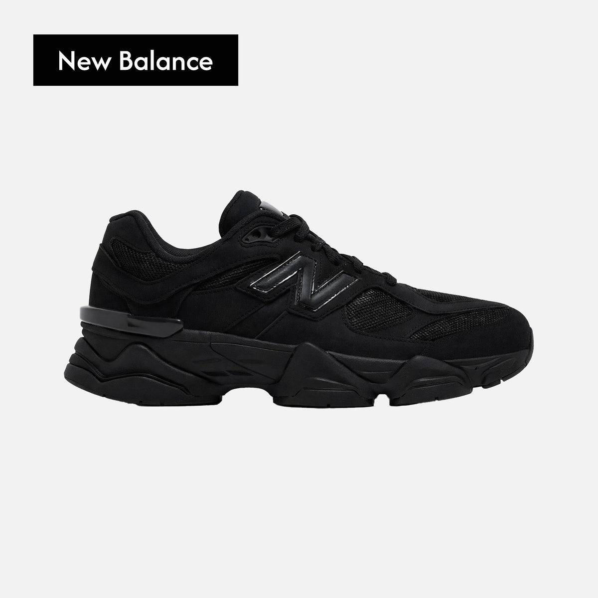 New Balance 9060 'Triple Black Suede'