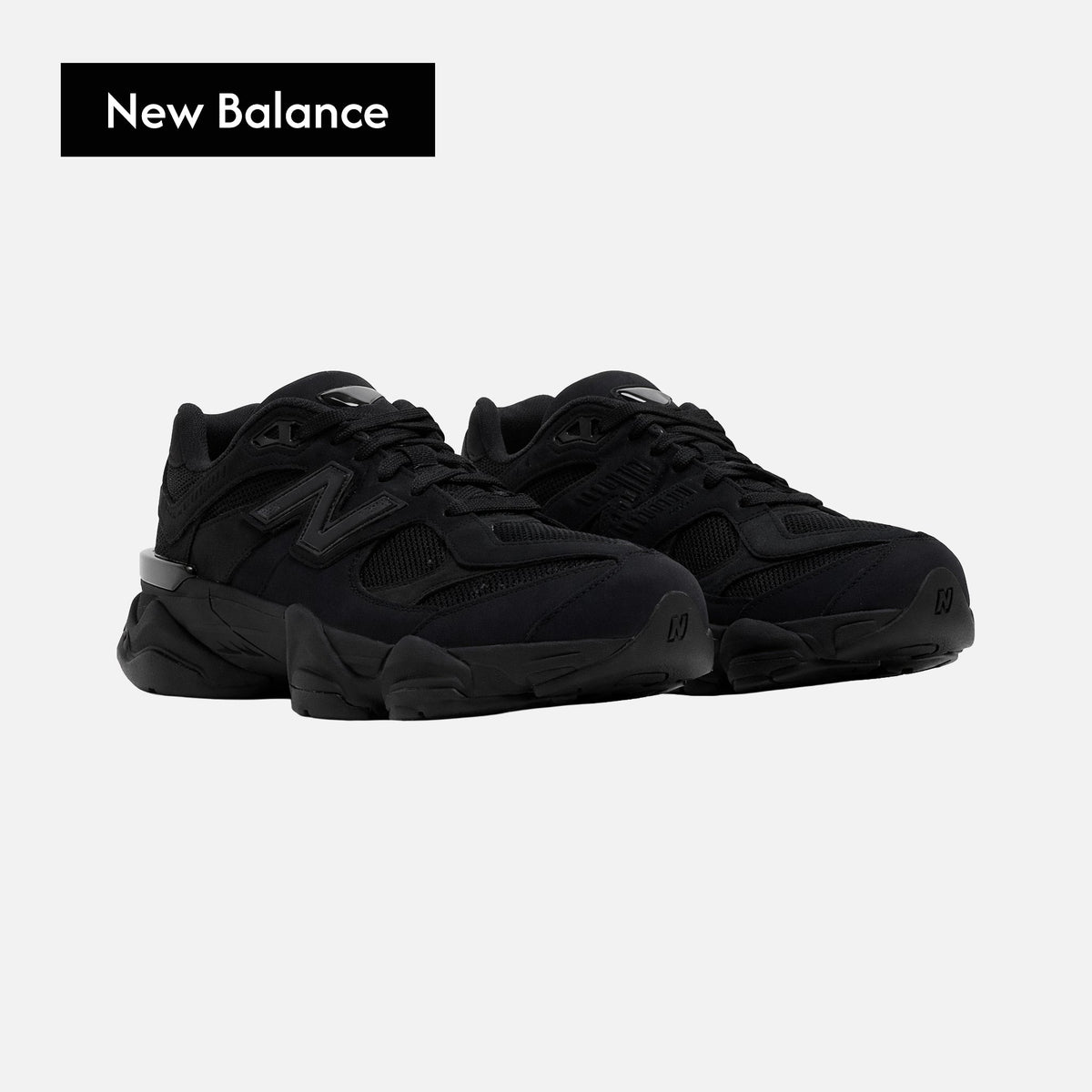 New Balance 9060 'Triple Black Suede'