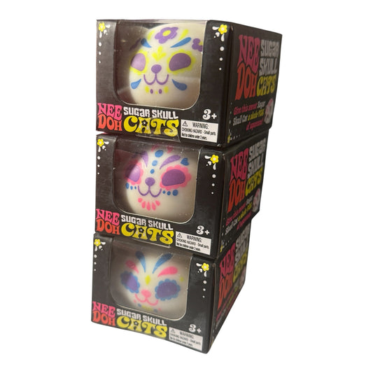 NeeDoh Sugar Skull Cats