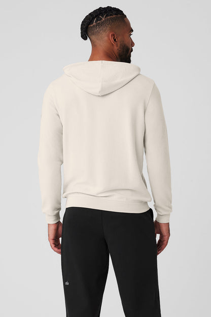 Micro Waffle Fast Break Hoodie - Bone