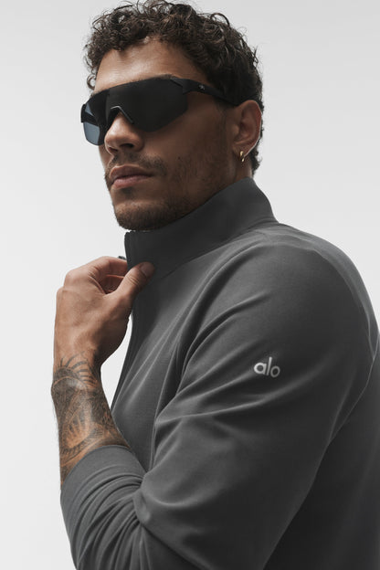 Conquer Max Mock Neck Full Zip - Anthracite