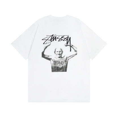 Stussy T Shirts Casual Loose Couple T Shirts