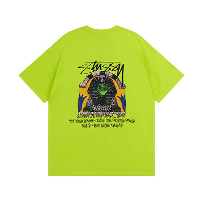 Stussy T Shirts Casual Loose Couple T Shirts