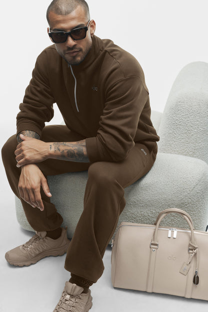 Accolade 1/4 Zip Pullover - Espresso
