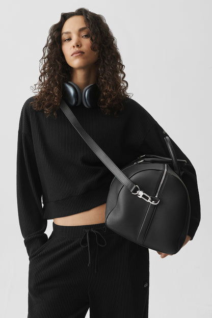 Muse Crew Neck Pullover - Black