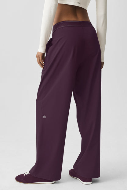 Suit Up Trouser (Regular) - Rich Bordeaux