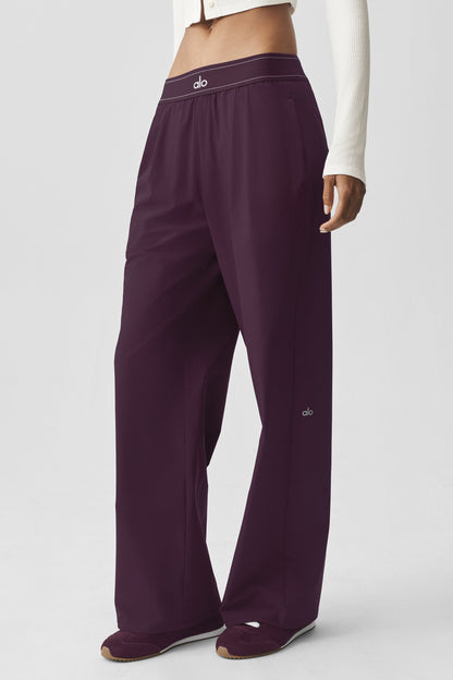 Suit Up Trouser (Long) - Rich Bordeaux