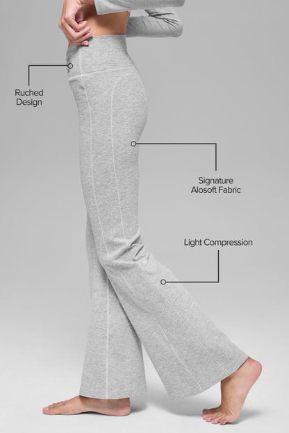 Alosoft Intuition High-Waist Bootcut - Athletic Heather Grey